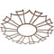 Ekena Millwork Augustus Wood Fretwork Pierced Ceiling Medallion, Walnut, 32"OD x 11 1/4"ID x 1/4"T CMWP32X32X0250AUWA - alternate 4